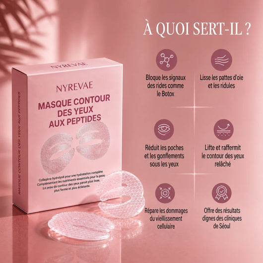 Masque pour les Yeux au Collagène et aux Peptides Profonds