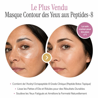 Masque pour les Yeux au Collagène et aux Peptides Profonds