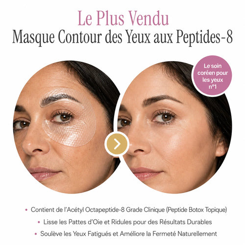 Masque pour les Yeux au Collagène et aux Peptides Profonds