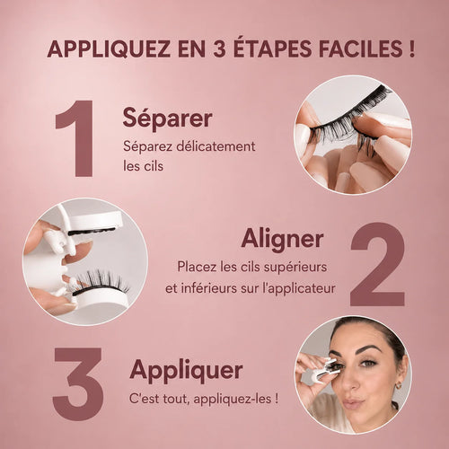 Faux Cils Magnétiques Sans Colle | Nyrevae™
